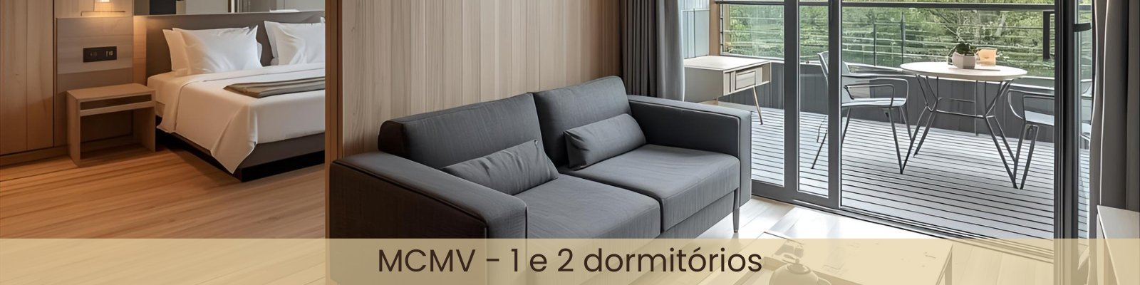 Oportunidades MCMV apartamentos de 1 e 2 dormitórios