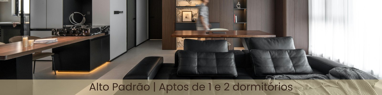 Apartamentos de 1 e 2 dormitórios Alto Padrão para moradia e investimento